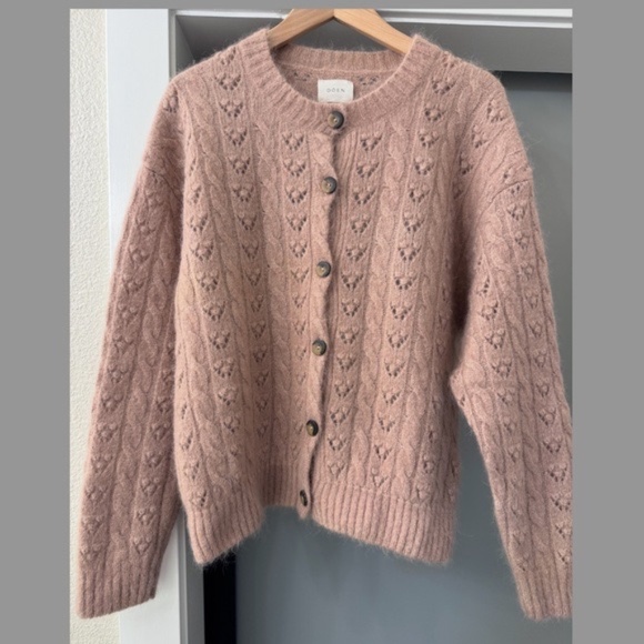 DOEN Cardigan Adler Knit Clay Pink - Picture 4 of 8